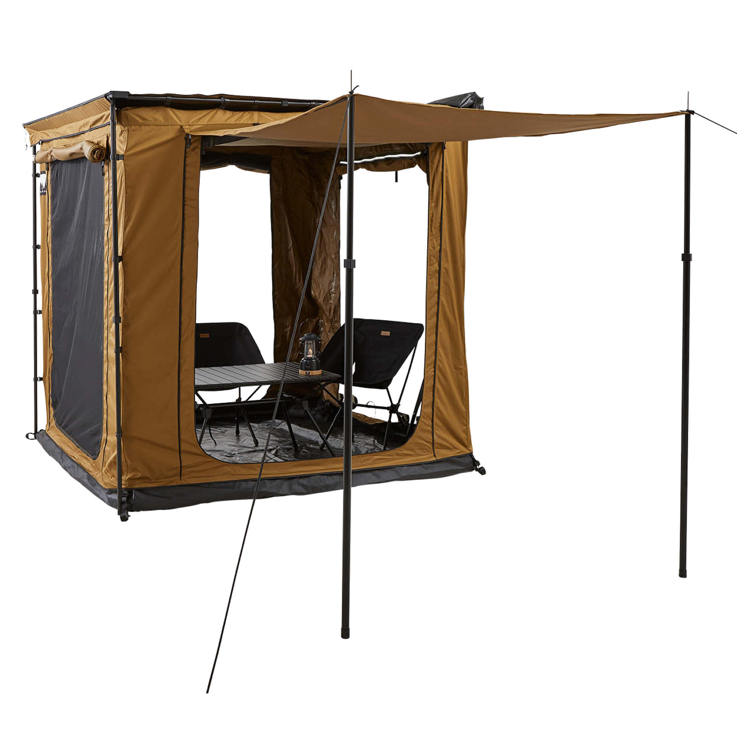 Extension pour store latéral : 200 cm coloris Camel