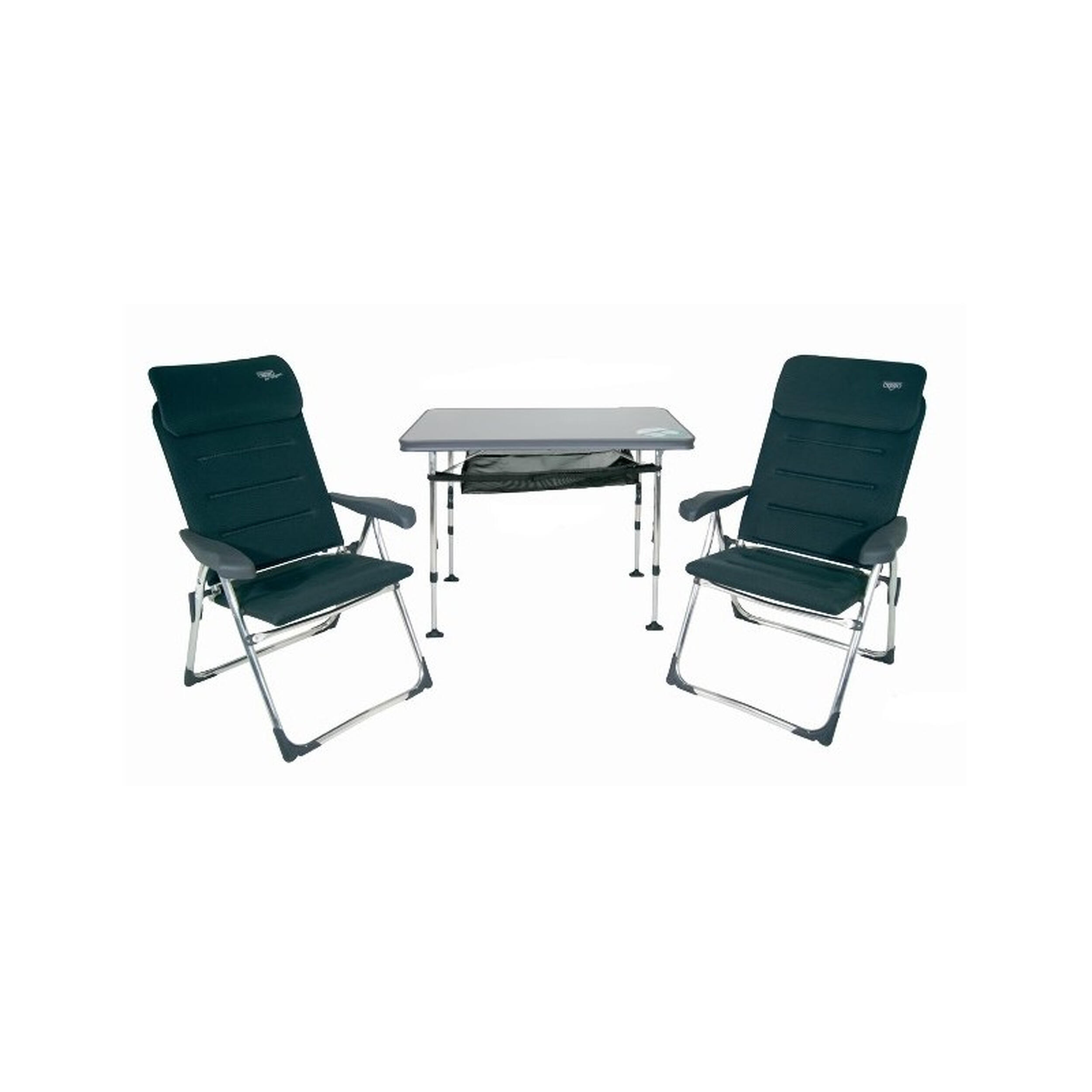 Kit Plein Air Table et Fauteuils : Modèle : Compact Air Elite