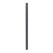Table rectangulaire grise en aluminium : - Dimensions : 80 x 60 cm