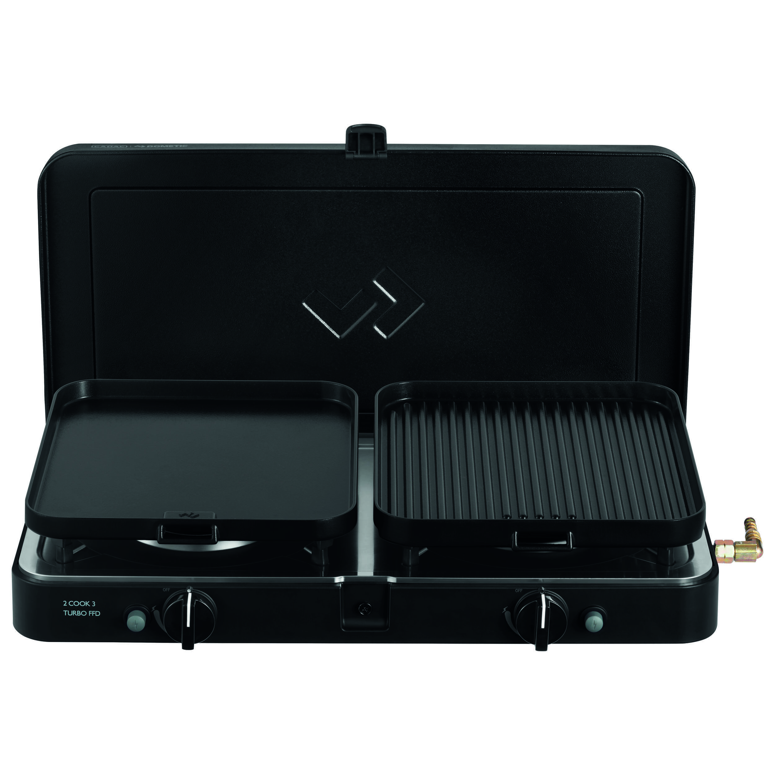 Réchaud à gaz 2-Cook 3 Turbo FFD 30 mbar : Deluxe - 2 feux