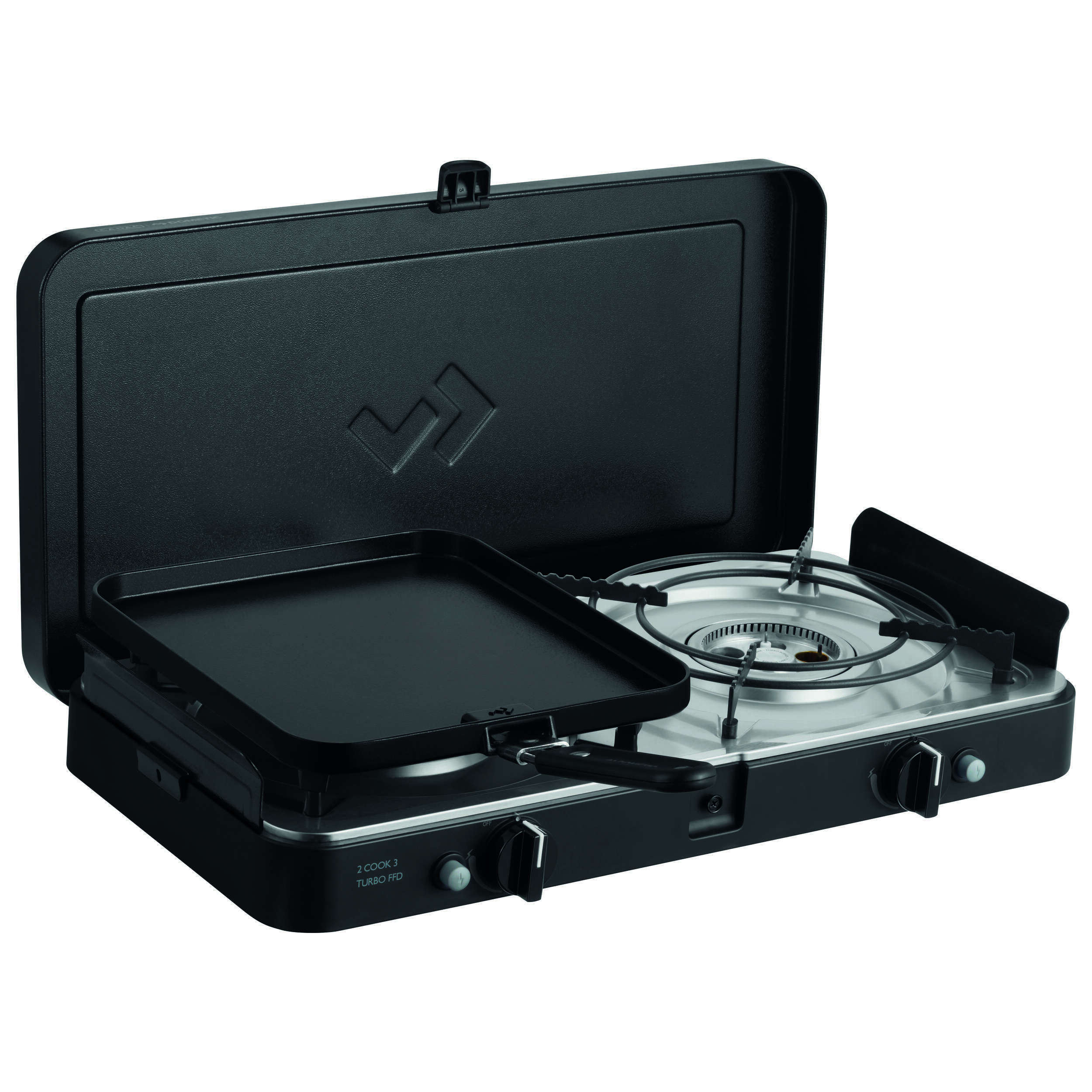 Réchaud à gaz 2-Cook 3 Turbo FFD 30 mbar : Deluxe - 2 feux