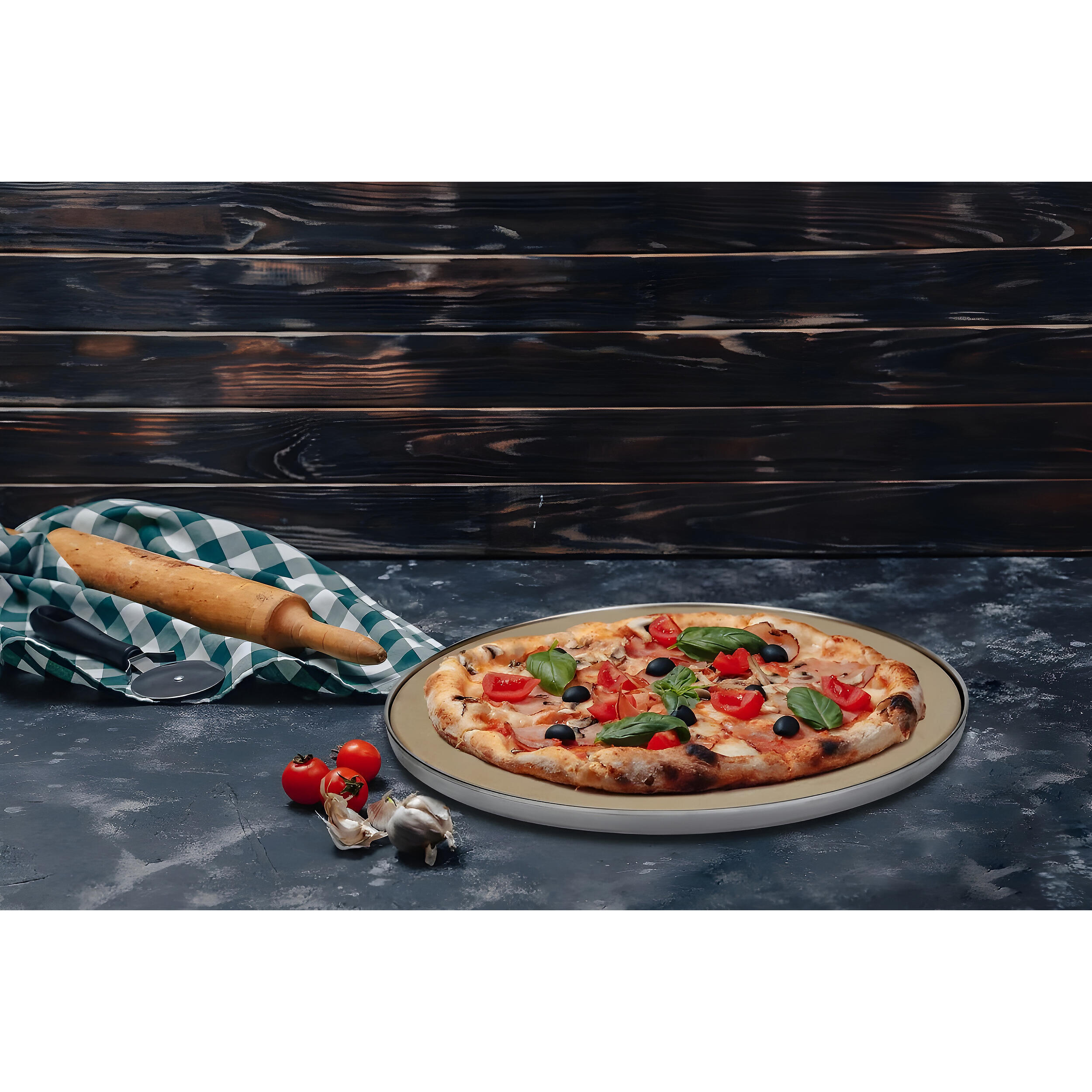 Pierre à pizza ronde