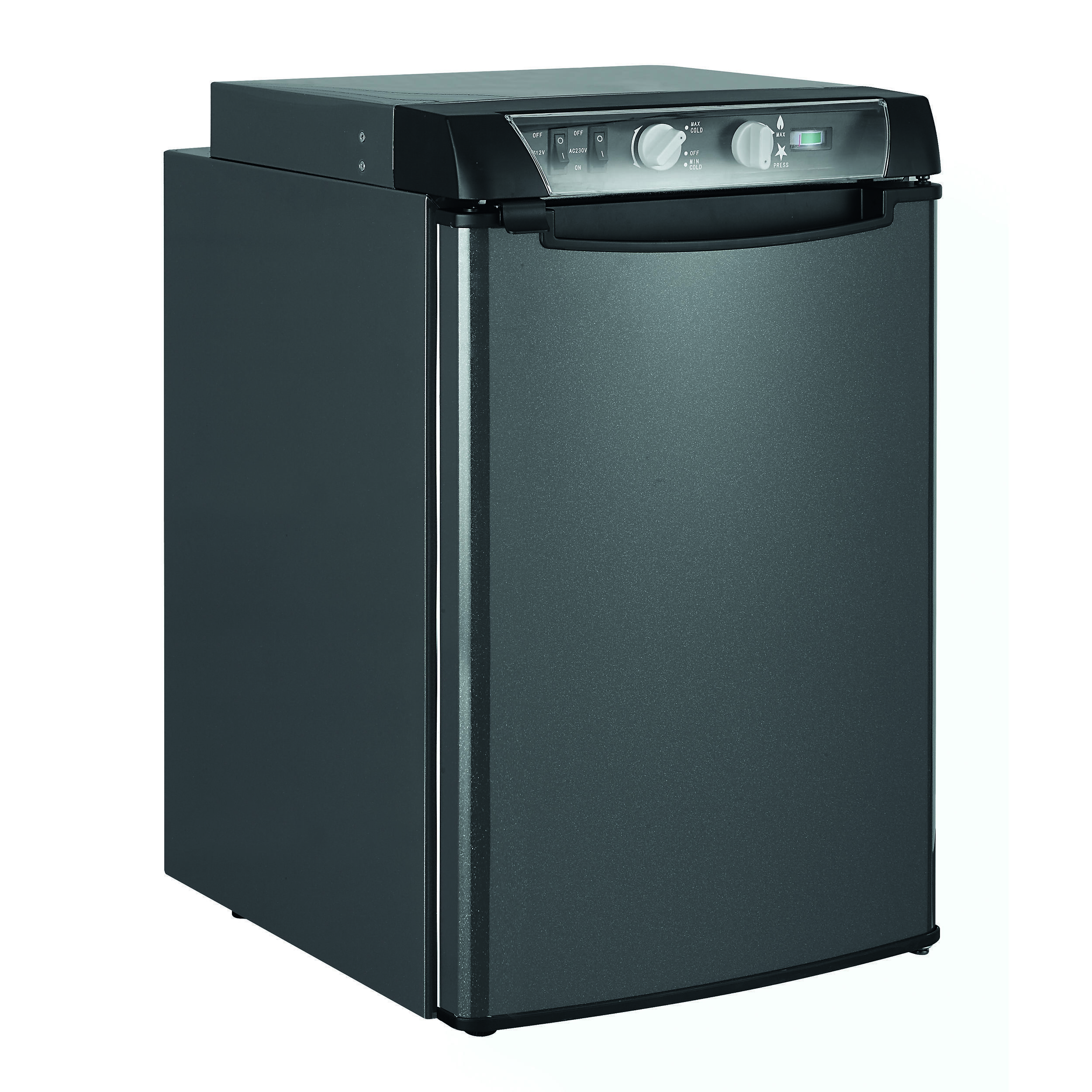 Réfrigérateur à absorption trimixte à poser : Contenance : 40 Litres