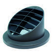 Grille d'aération orientable