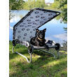 Lit pour animaux avec toit Dog Bed : - Largeur 126 cm