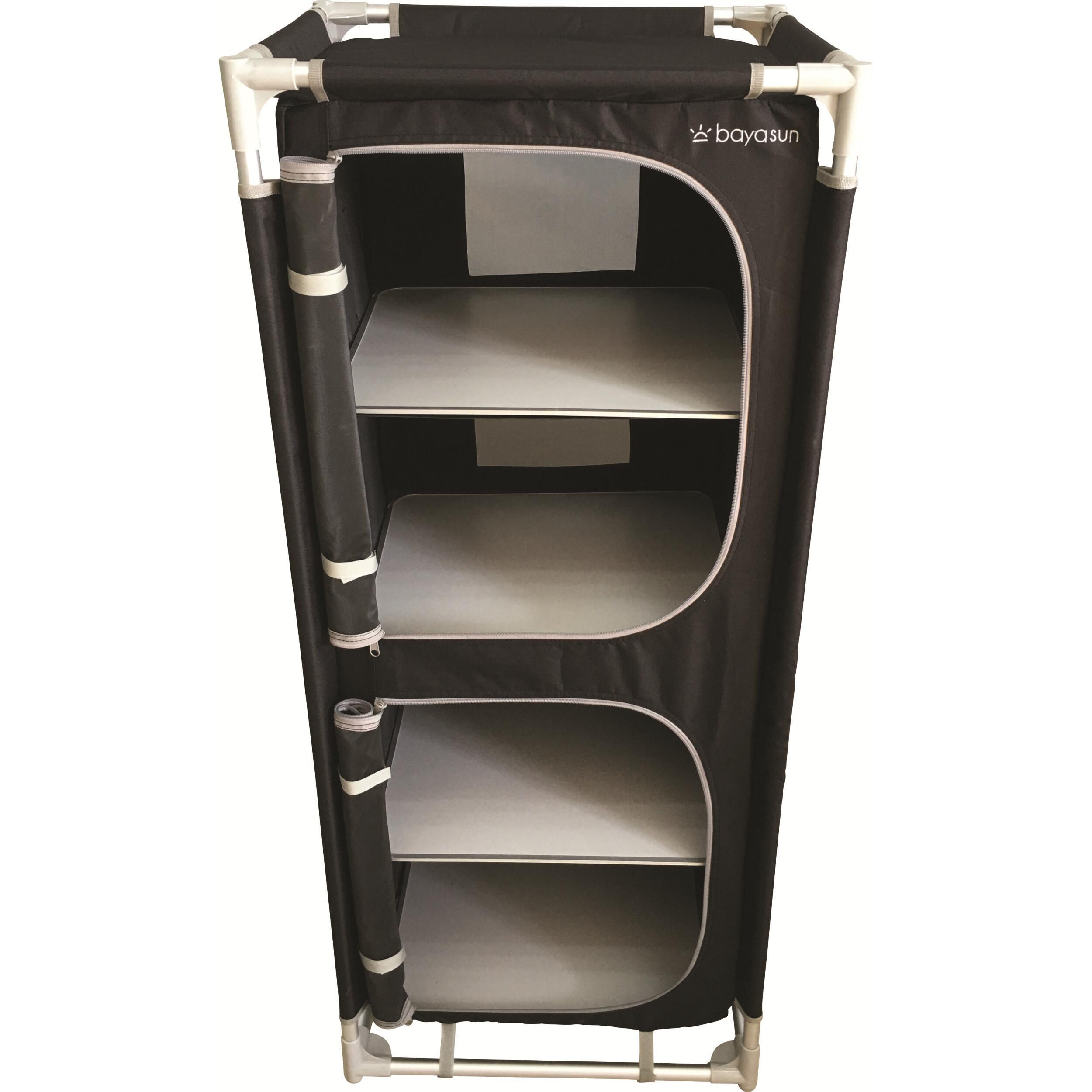 Meuble de rangement de camping Tube 4 étagères