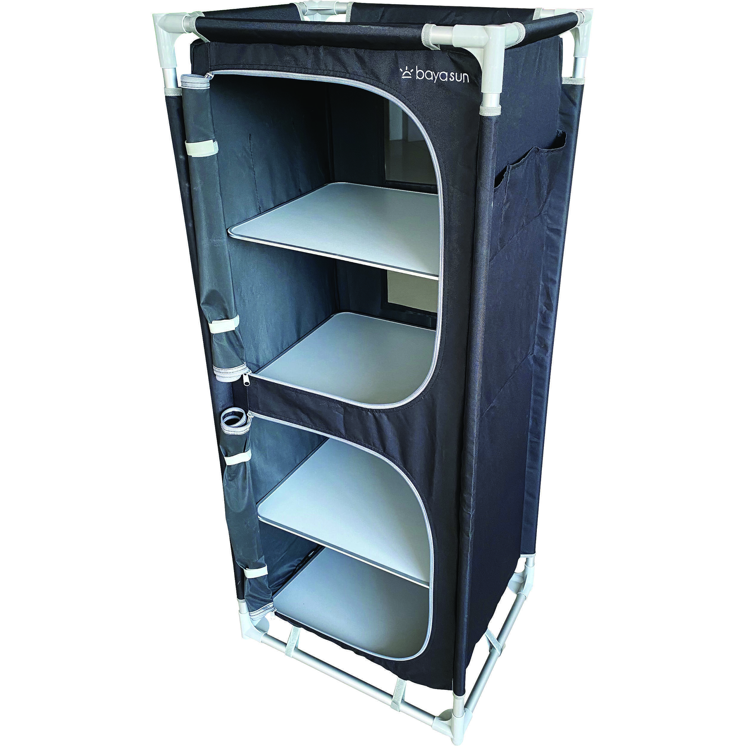 Meuble de rangement de camping Tube 4 étagères