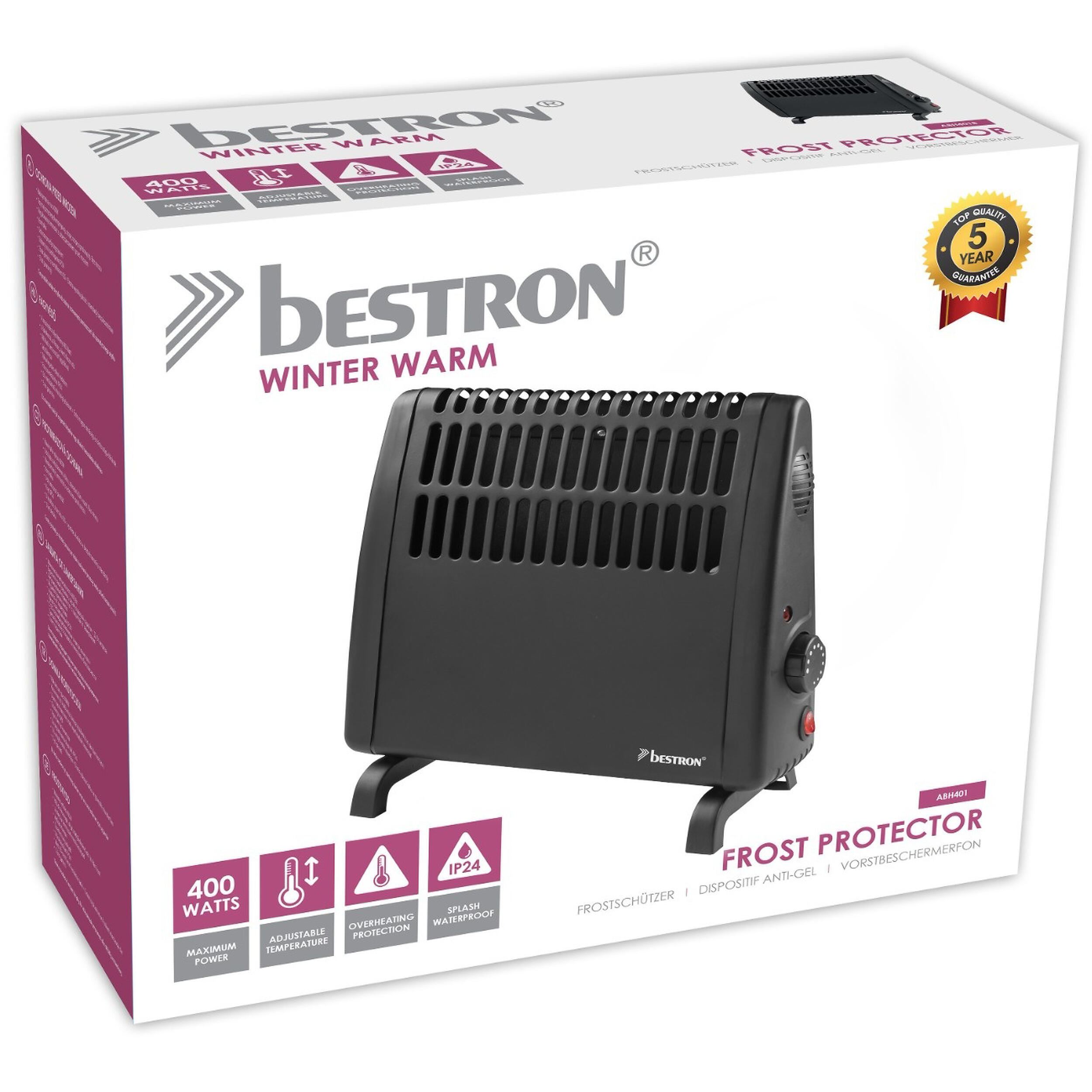 Radiateur électrique anti-gel