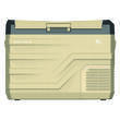 Glacière à compression BLIZZ-E ONE – 12V pour camping-car, van et caravane : - 35 litres beige / noire