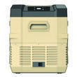 Glacière à compression BLIZZ-E ONE – 12V pour camping-car, van et caravane : - 35 litres beige / noire