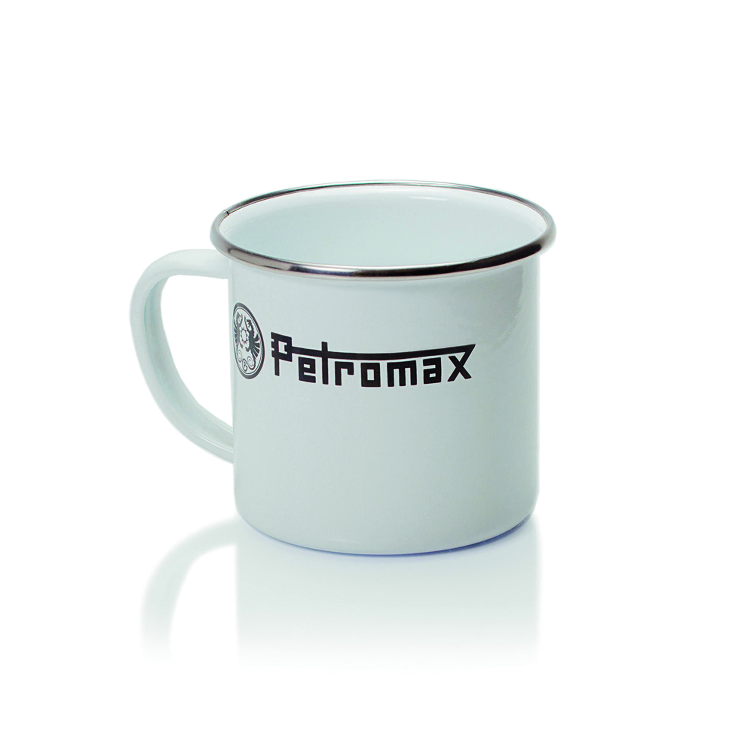 Tasse en émail : Blanche