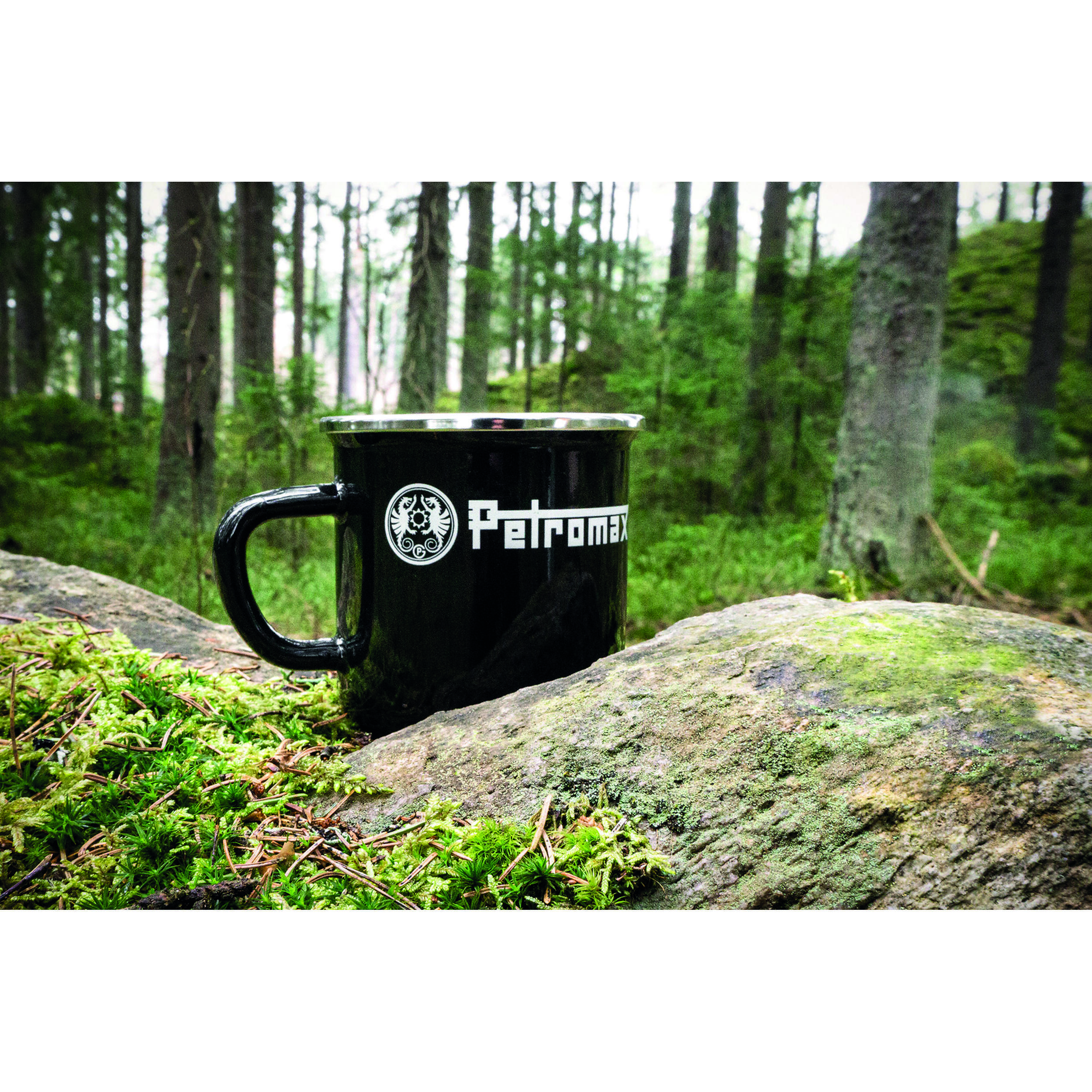 Tasse en émail : Noire