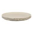 Lot de 4 assiettes plates Club