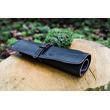 Pochette à couverts en cuir