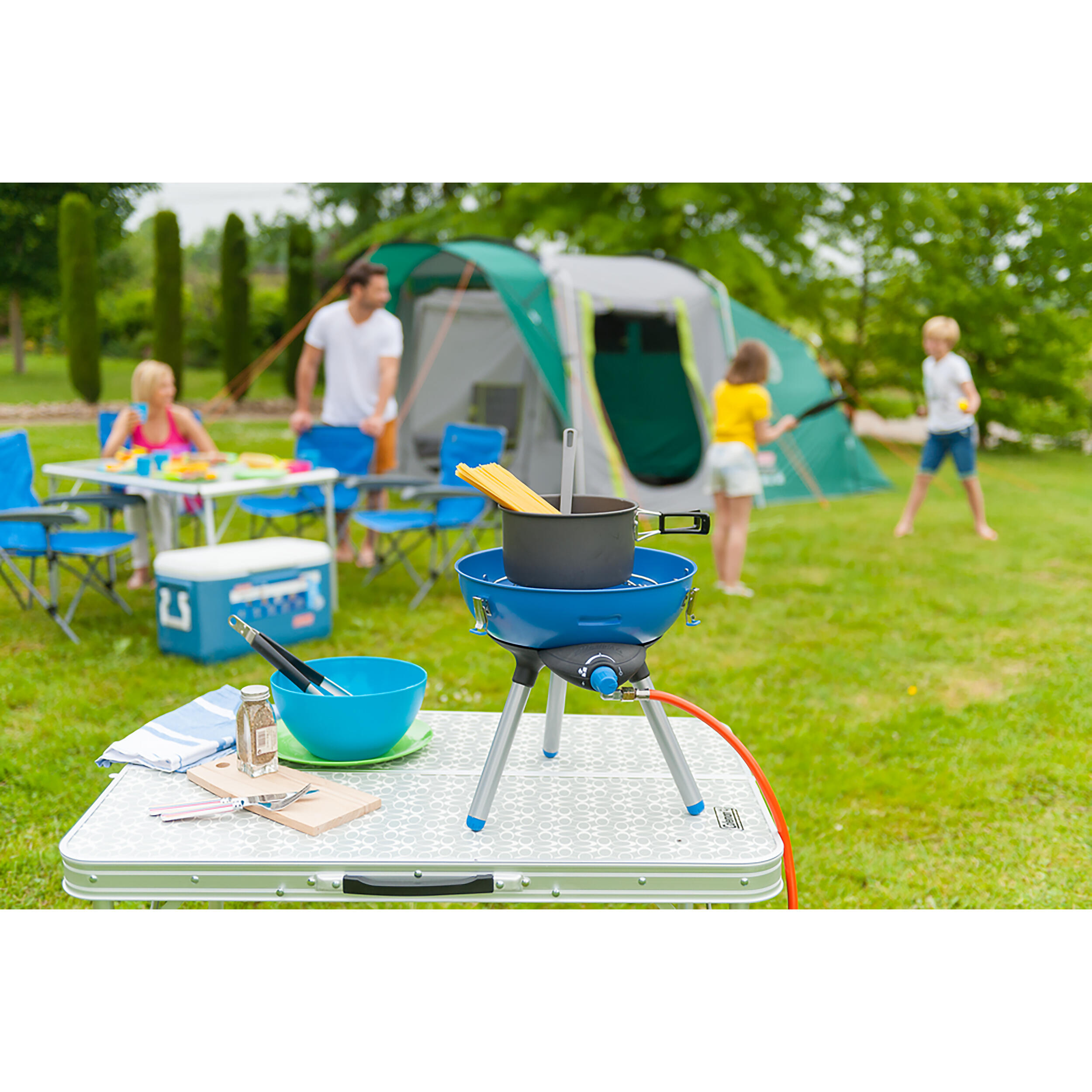 Barbecue à gaz Party Grill 400 : Modèle pour bouteille de gaz