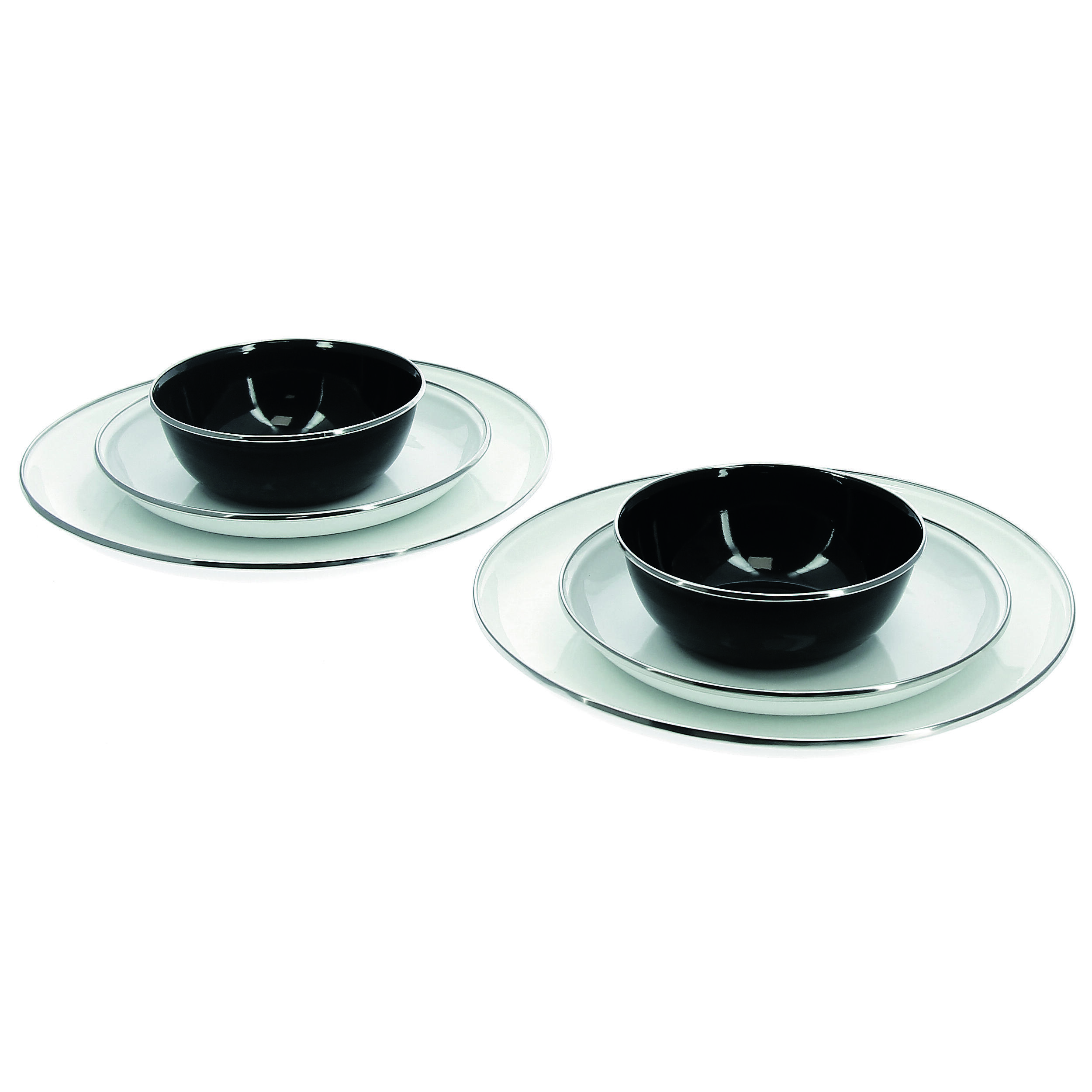 Pack vaisselle 6 pièces en acier émaillé