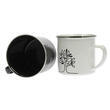 Pack de 2 mugs en acier émaillé