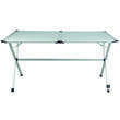 Table de camping Gap Less pliante en aluminium : - Modèle : 6 personnes. Coloris : Gris