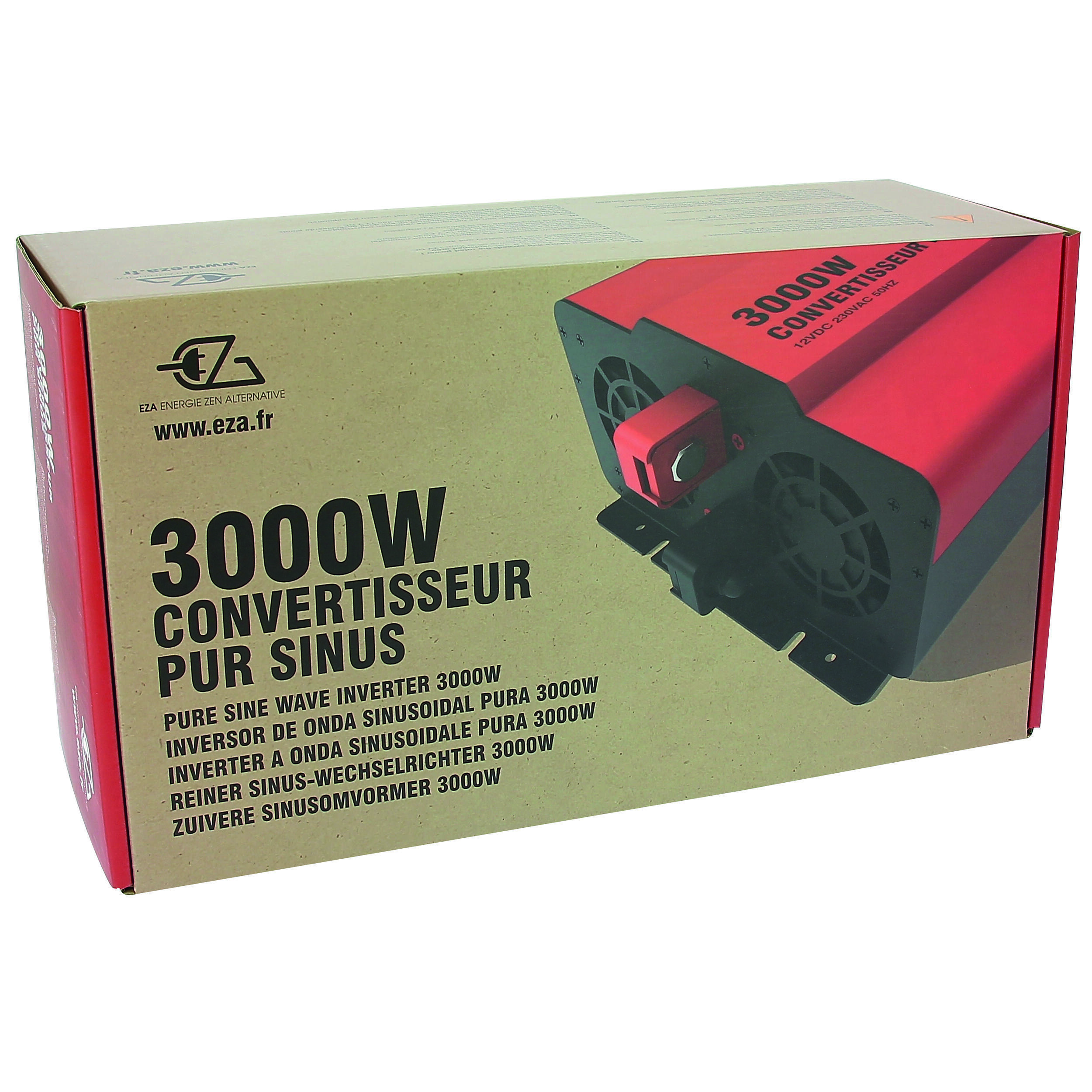 Convertisseur Pur Sinus 12V : 3000W