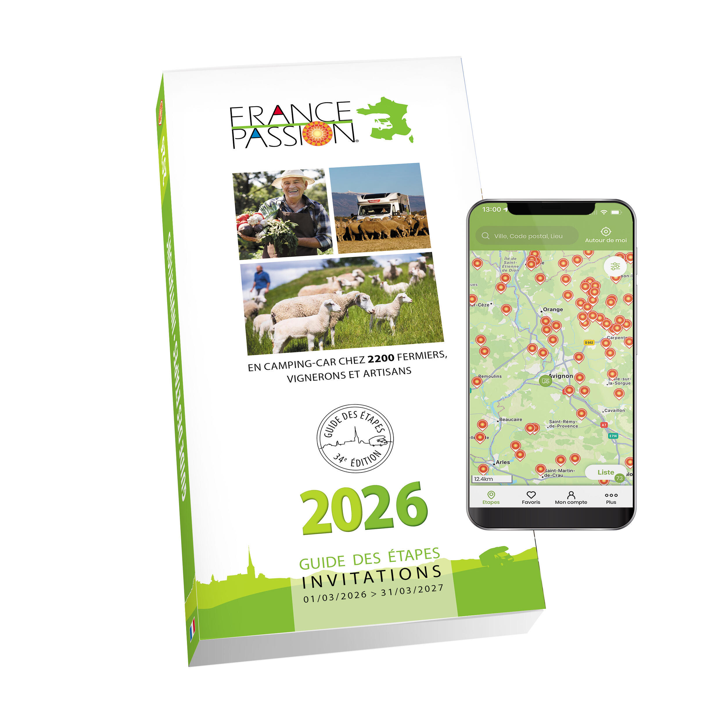 Guide des étapes France Passion 2026