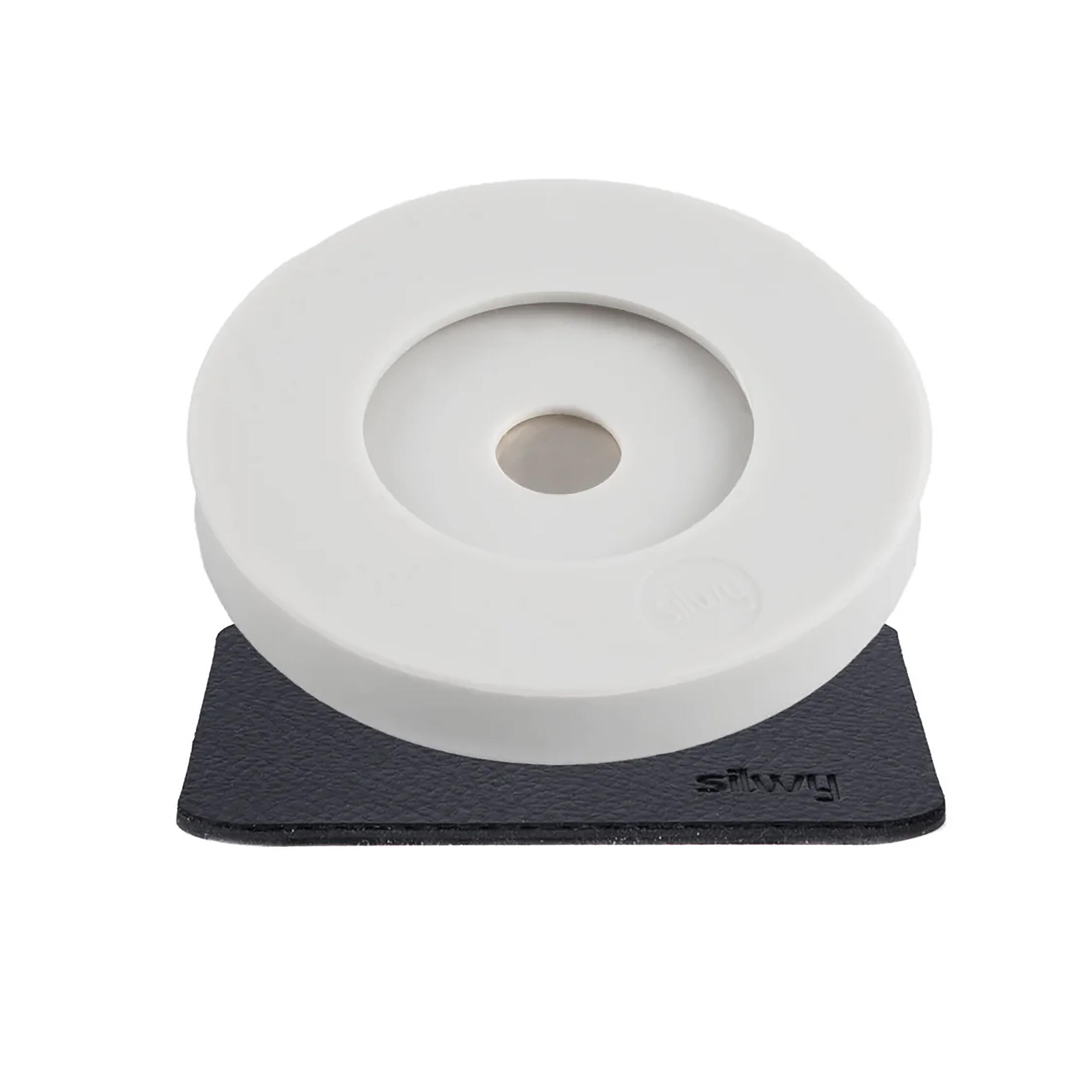 Adaptateur aimanté pour verres à pied avec patin : Gris