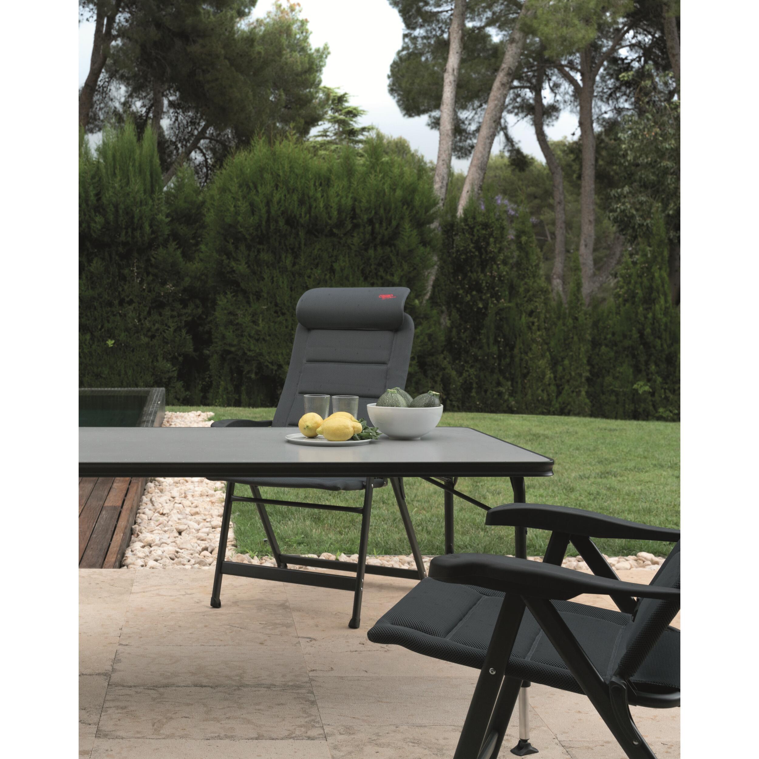 Table rectangulaire grise : 101x64cm