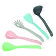 Set de 5 spatules de cuisine