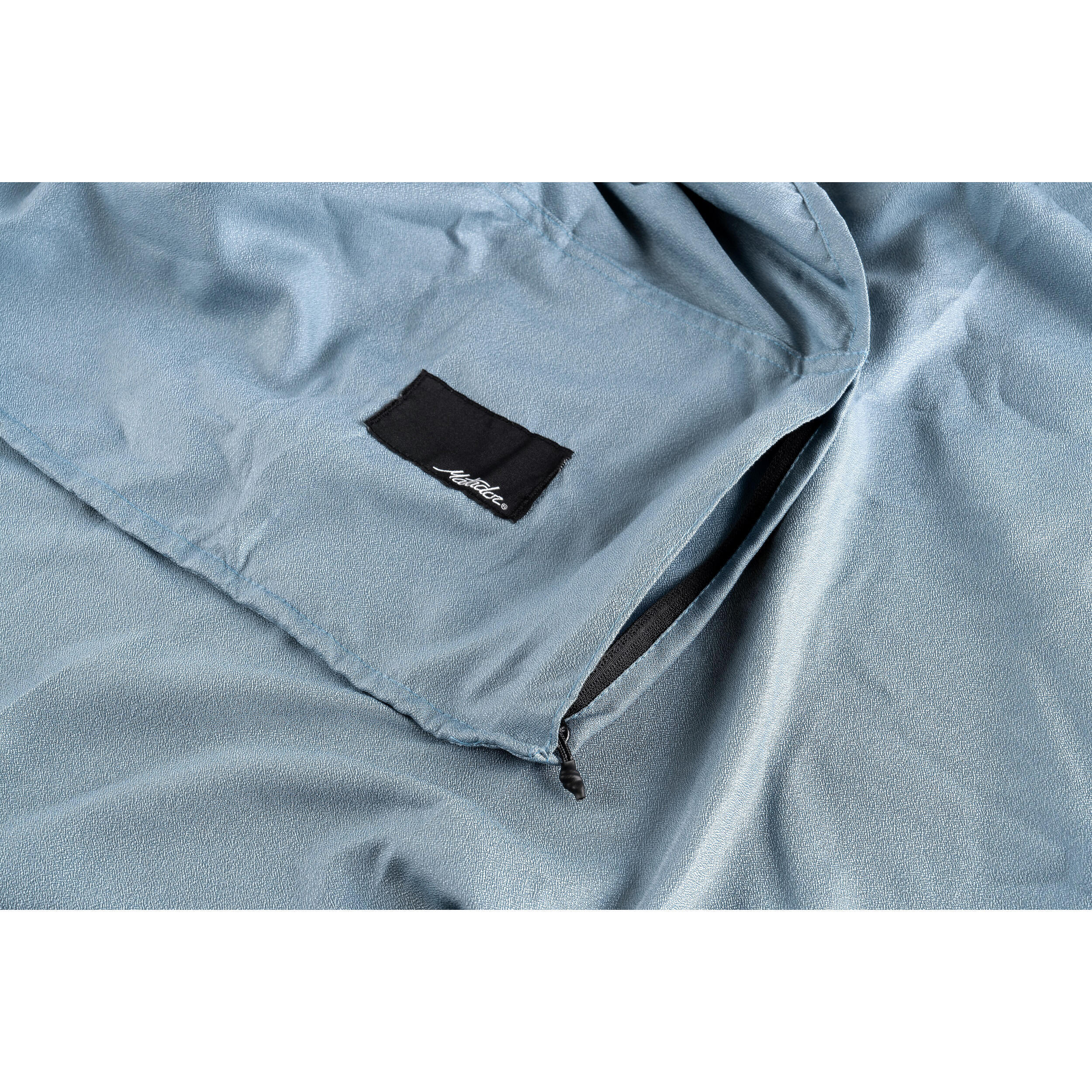 Serviette de plage pliable NanoDry : Bleu ardoise