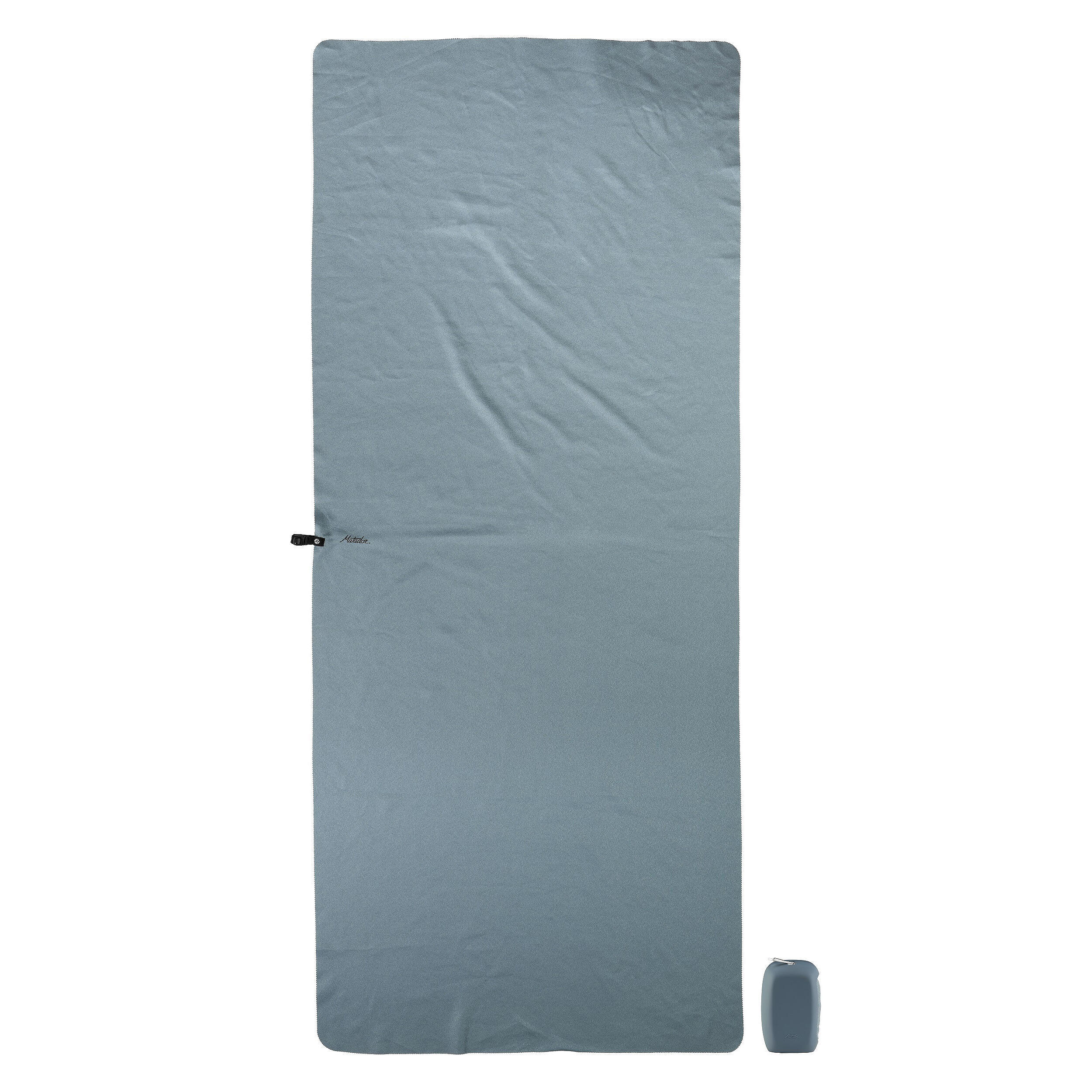 Grande serviette de douche NanoDry : Bleu ardoise