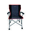 Chaise de camping pliante Easy Life Gris - Rouge