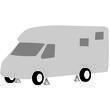 Chandelles de stabilisation aluminium pour camping-car