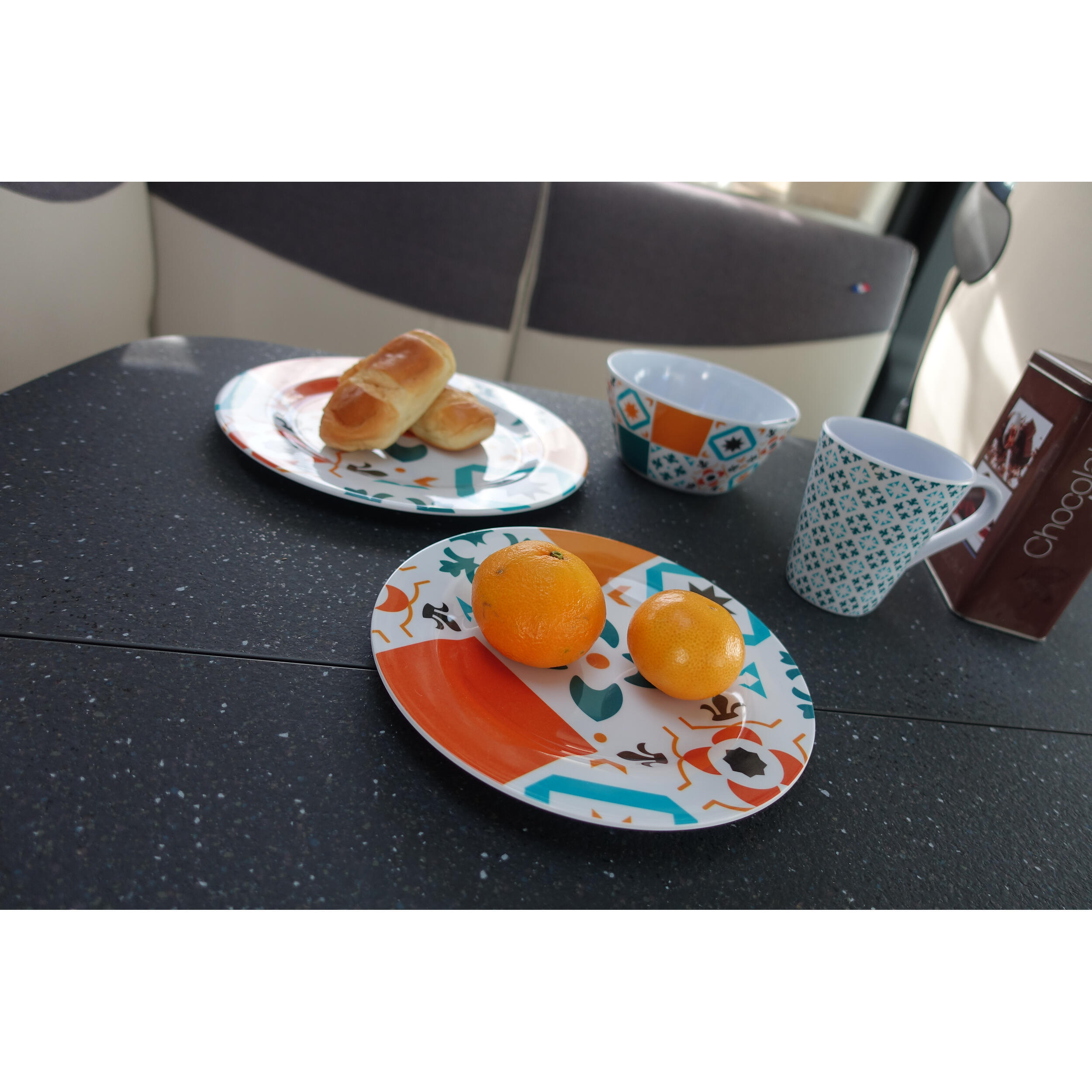 4 mugs Carreaux de ciment