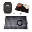 Pack Panneau solaire Semi-Flex PERC 100W + Régulateur solaire MPPT LCD – 10A + 2 Kits adhésif