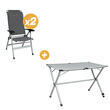 Pack Table Gap Less avec 2 fauteuils Confort Maxi