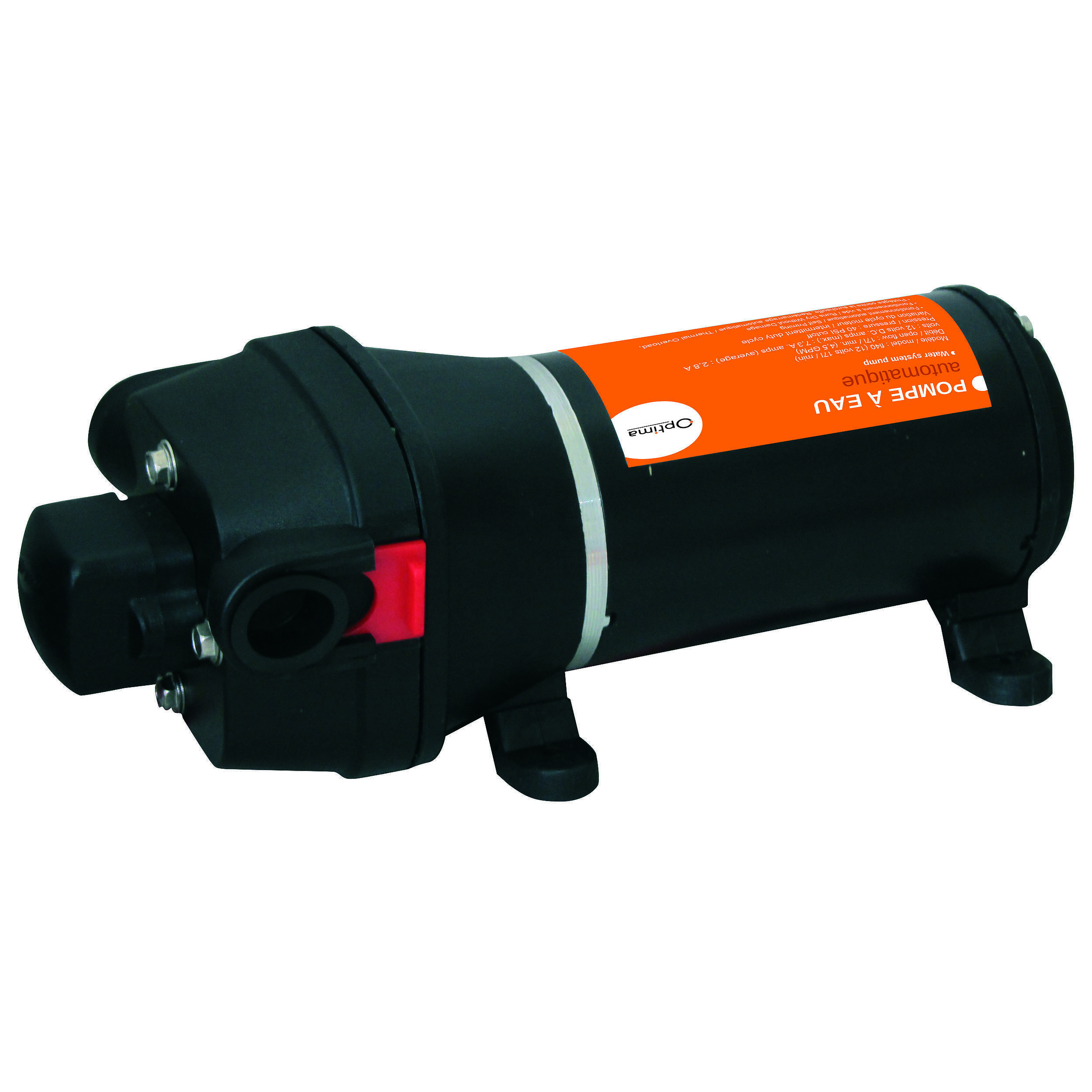 Pompe 12Volts automatique pour camping-car : Débit : 17 litres / minutes
