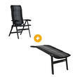 Pack Fauteuil Deluxe Silverline avec repose jambes