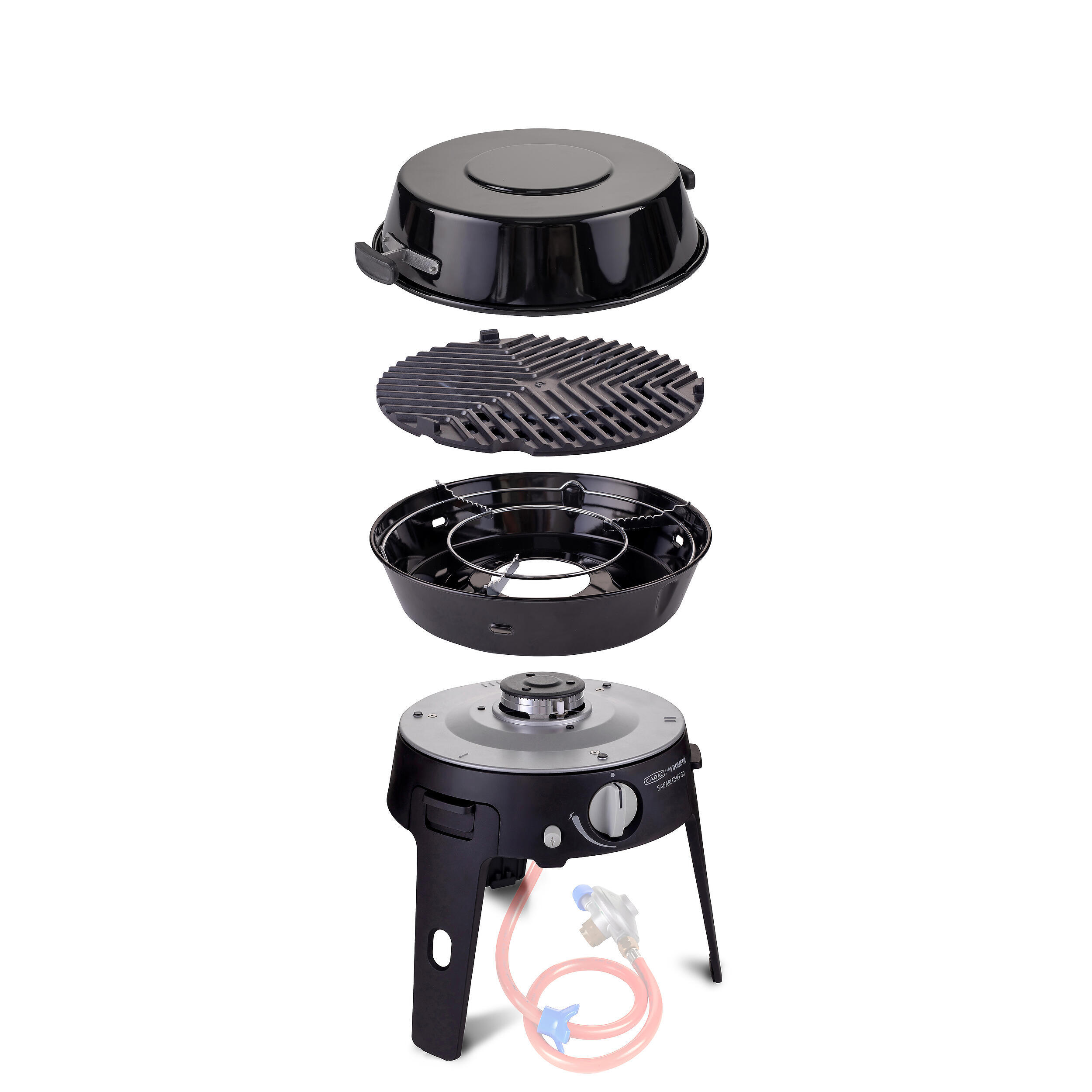 Barbecue à gaz portable Safari Chef 30 LP Combo 30mbar