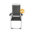 Pack 4 fauteuils de camping Eco