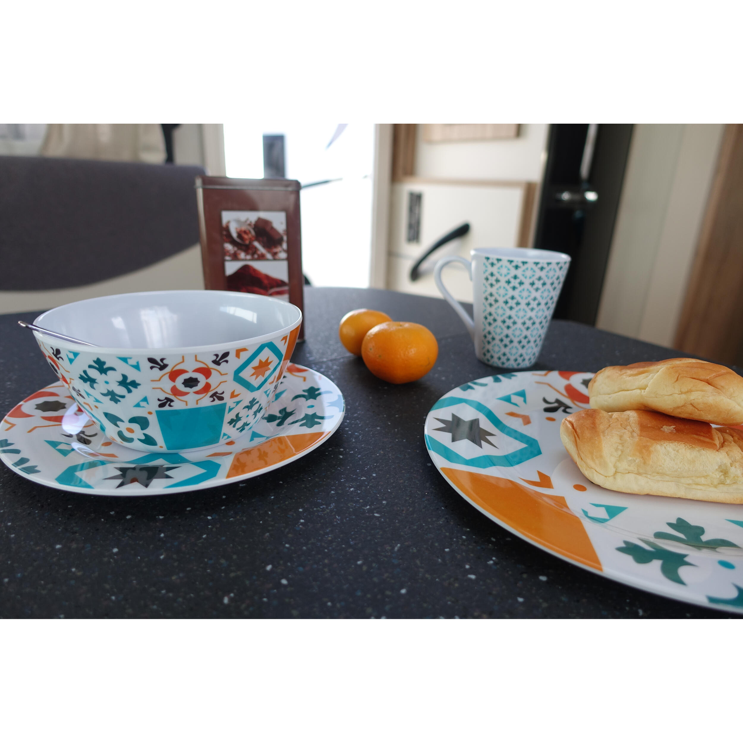 Pack vaisselle Carreaux de ciment