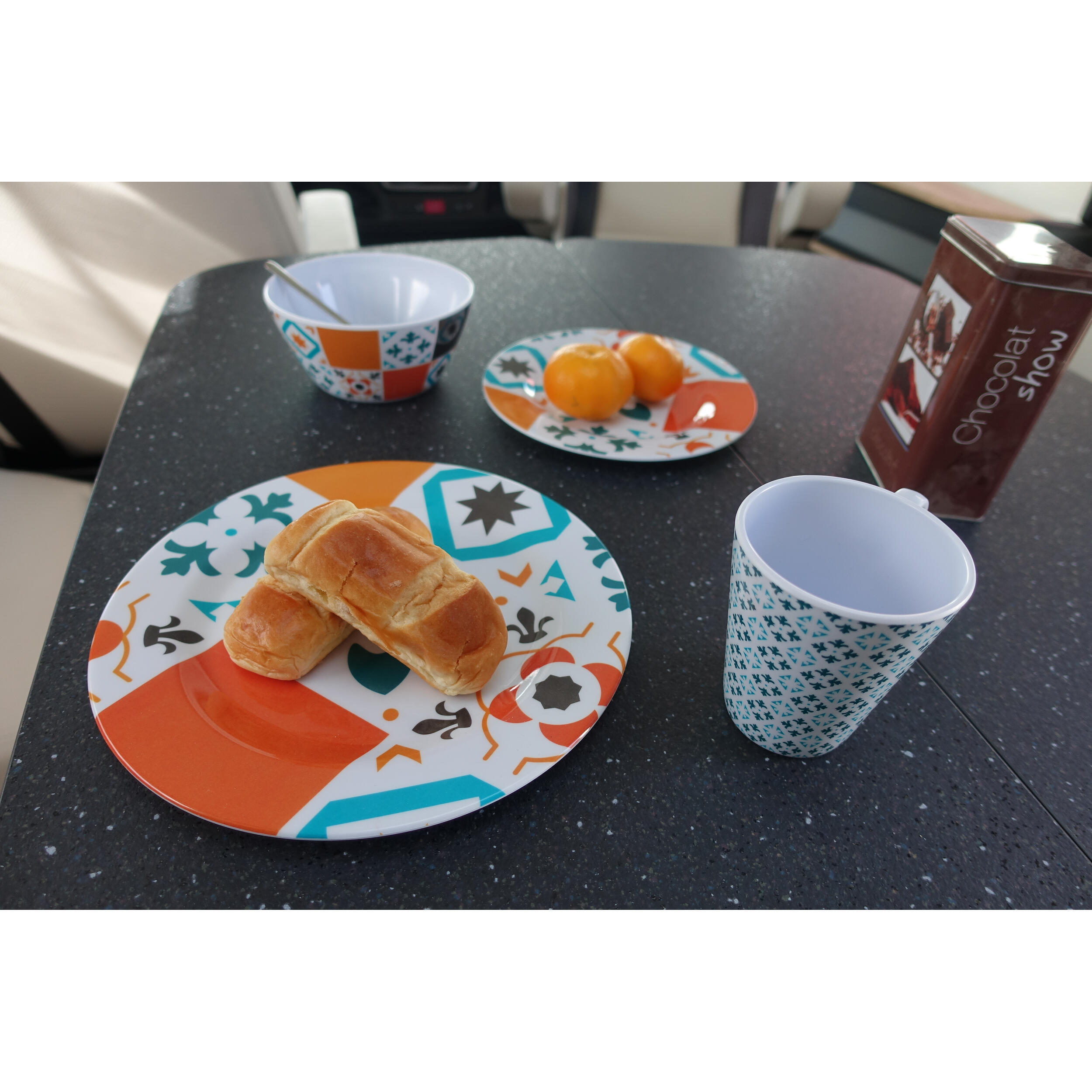 Pack vaisselle Carreaux de ciment