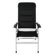 Fauteuil Confort Maxi pour camping - Noir