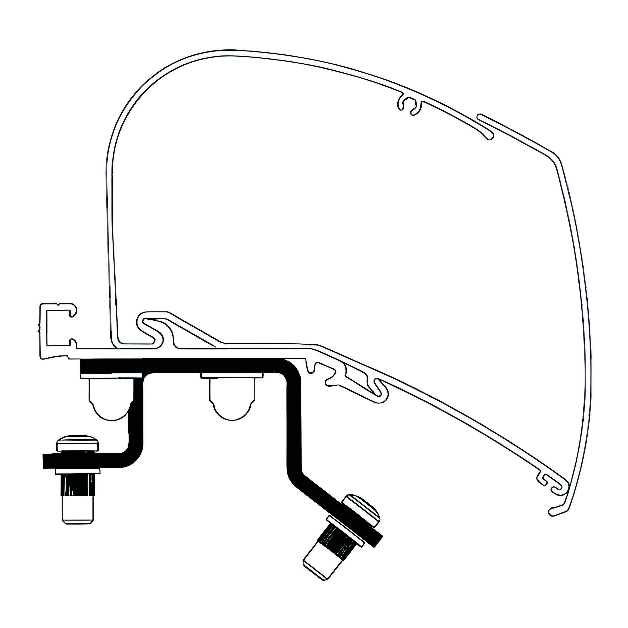 Adaptateur Omnistor 6300 pour Renault Master 2024 L3H2