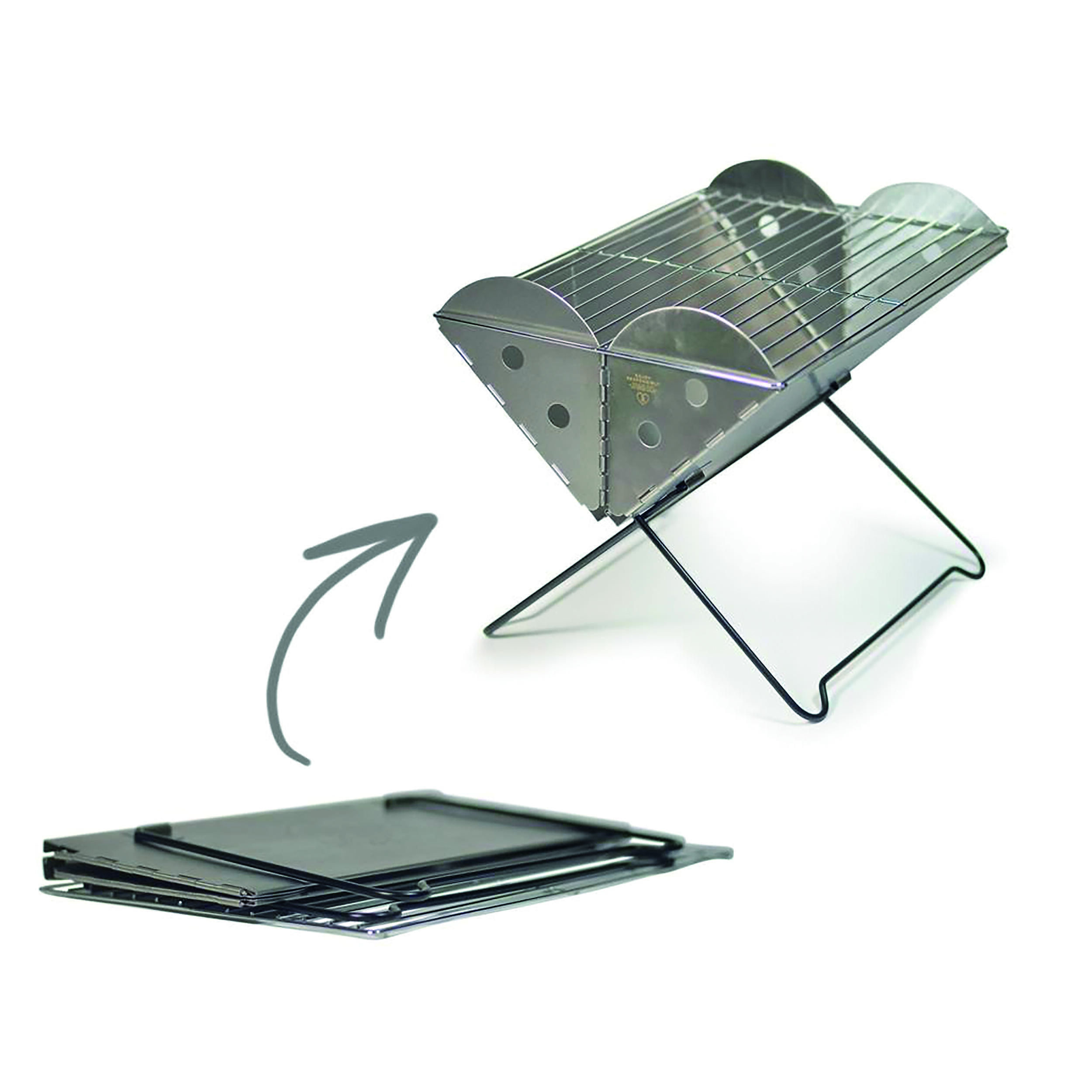 Barbecue nomade et pliable