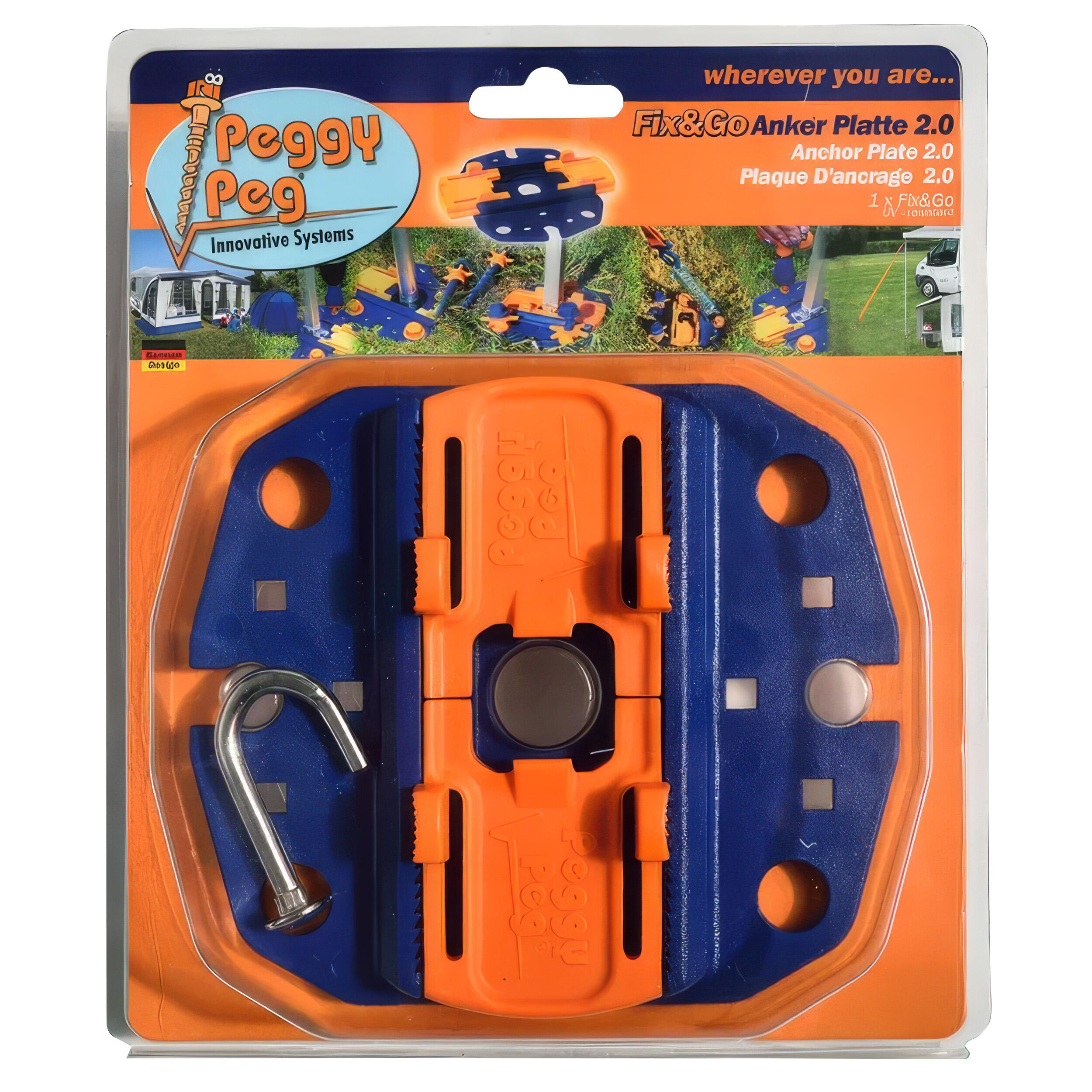 Fix & Go Plaque d'Ancrage 2.0 – Le Store qui Reste au Sol