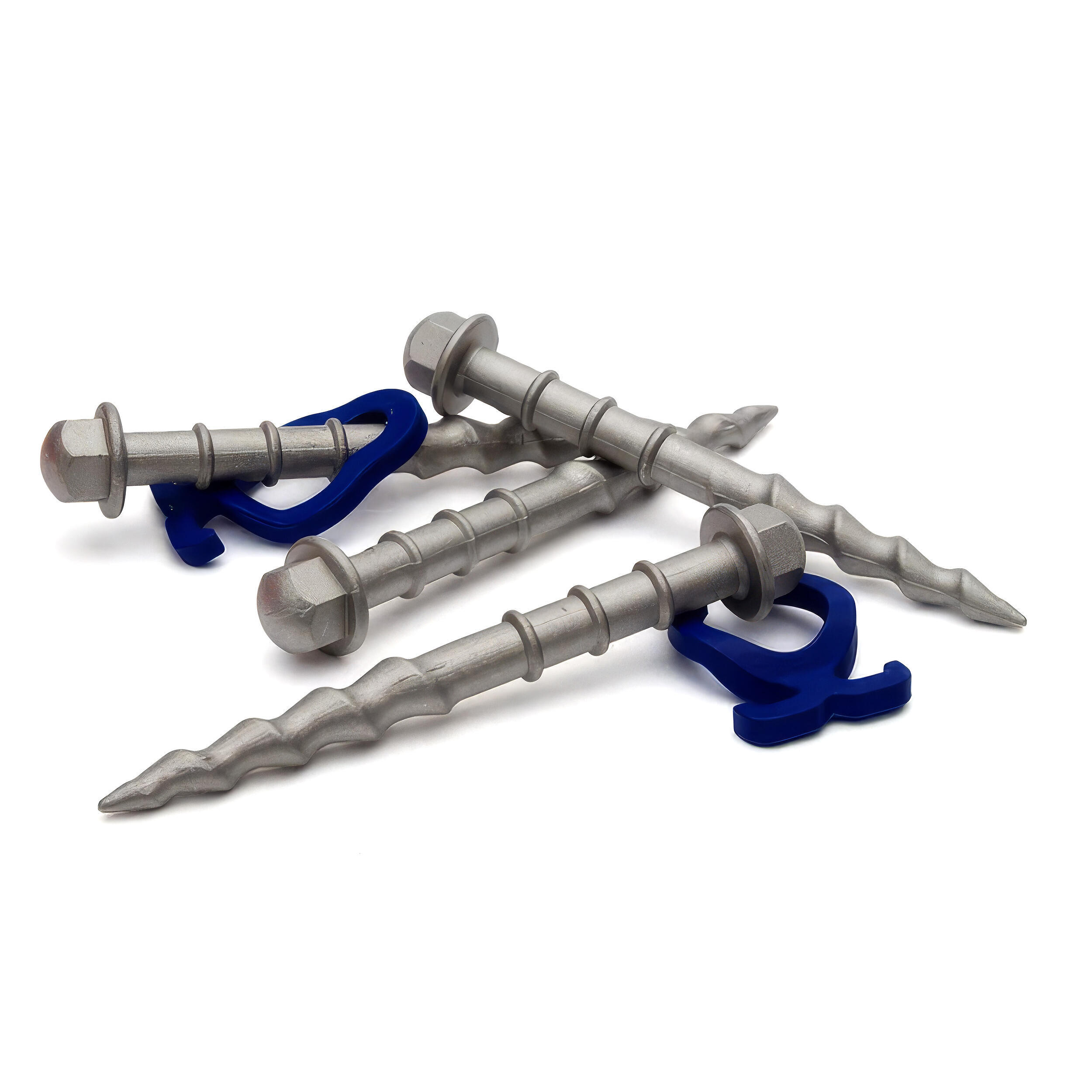 Piquet à frapper et à visser Hardcore PEGGY 15 cm - Lot de 4