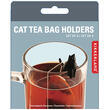 Lot de 4 supports pour sachets de thé chat
