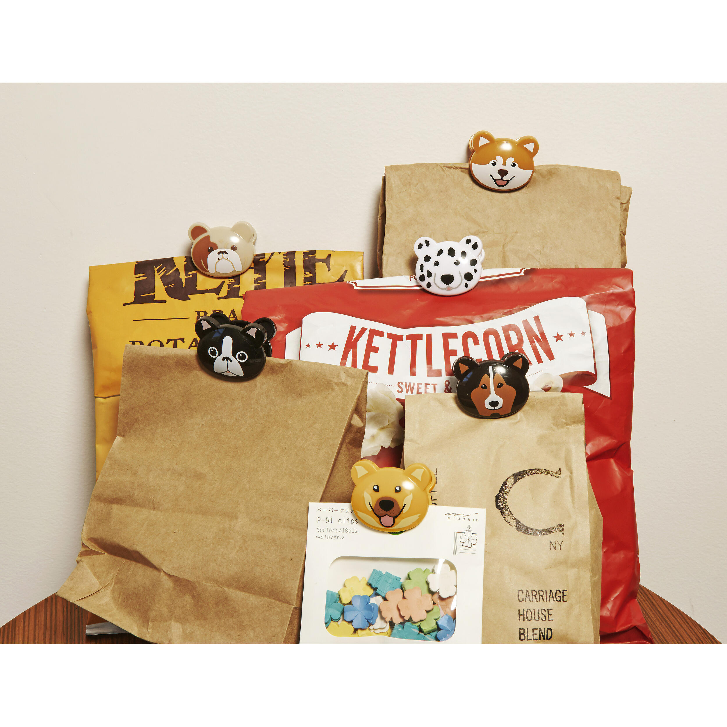 Clip de fermteure pour sac à chips ou croquettes